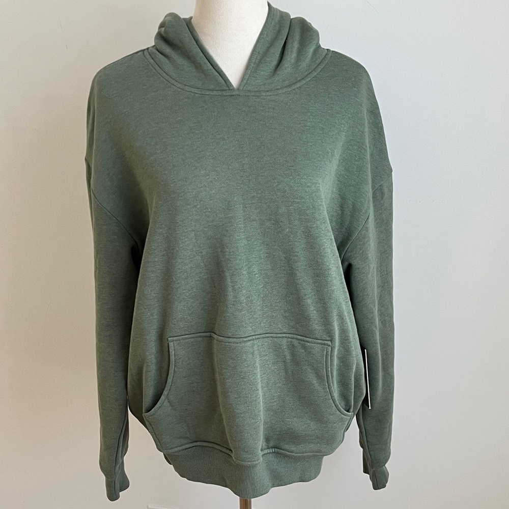 Cozy Olive Green Women's Alpaca Hoodie